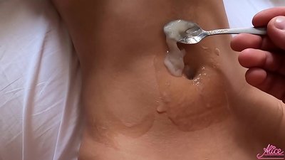 Deep Blowjob thiab Passionate Sex Close-up - Noj cov phev